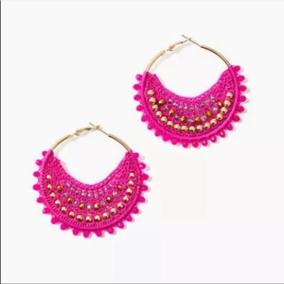 BNWT Lily Pulitzer Hoop Eaarings - Picture 3 of 5